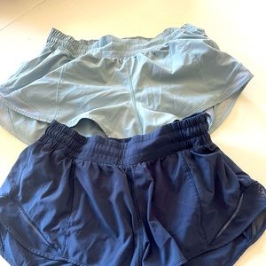 Lulu lemon size 6 hottie-hot shorts. 2.5inch. Like new!